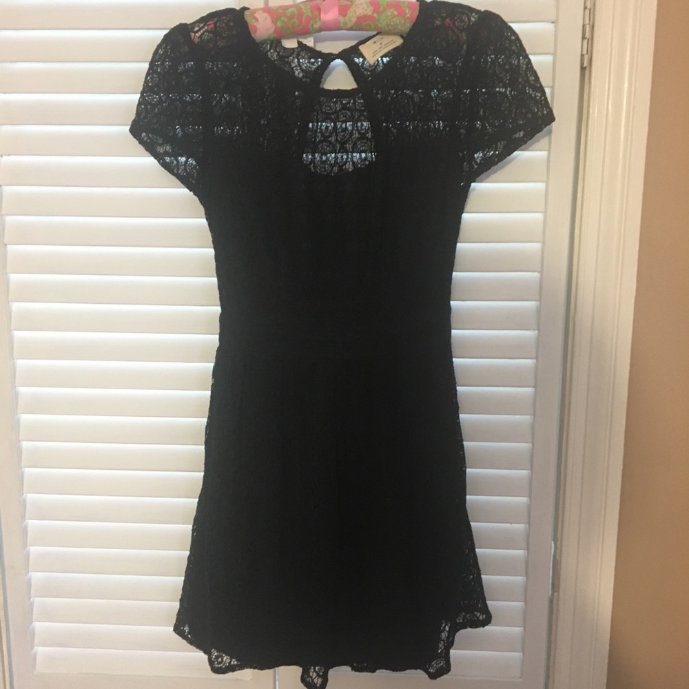 Pins & Needles Black Lace Dress